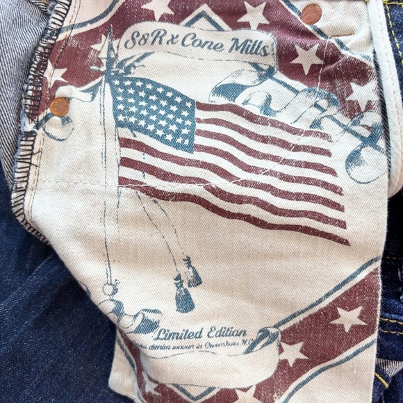 Simple & Raw Selvedge Jeans 31x31 Cone Mills Limited Edition Denim Button Fly - Picture 12 of 14